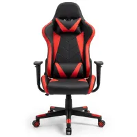 Scaun Gaming Fabrik Home Game Red Black photo 3