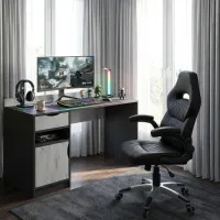 Fotoliu de birou Fabrik Home Karl Gray Black photo 2