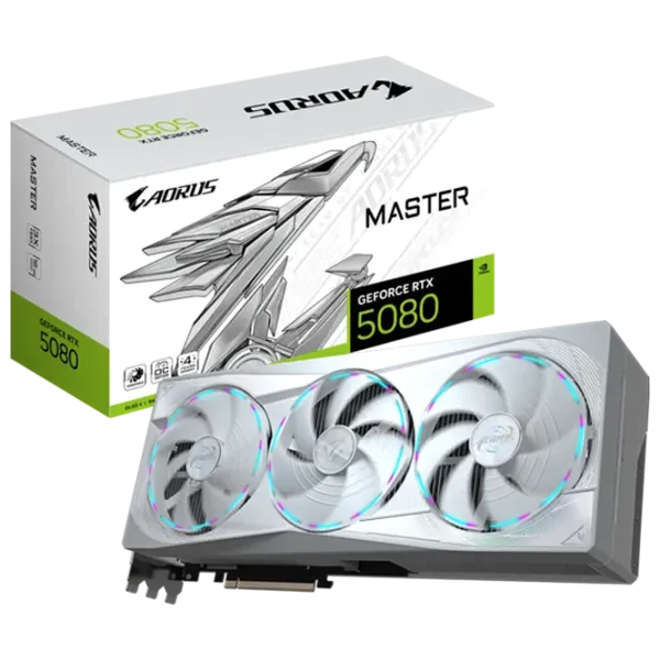 Видеокарта Gigabyte GeForce RTX 5080 Aorus Master ICE PCI Express x16 5.0 / 16 ГБ photo 7