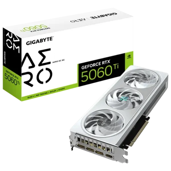 Placă video Gigabyte GeForce RTX 5060 Ti AERO OC PCI Express x16 5.0 / 8 GB photo 6