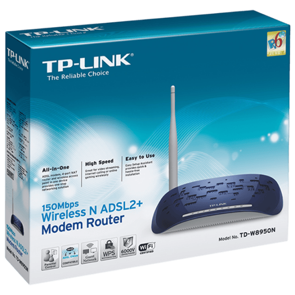 Маршрутизатор TP-Link TD-W8950N  / / Белый photo 8