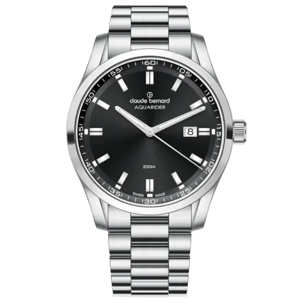 Ceas de mână pentru bărbați Claude Bernard 53028-3M-NIN Cuarț / 42 mm photo 1