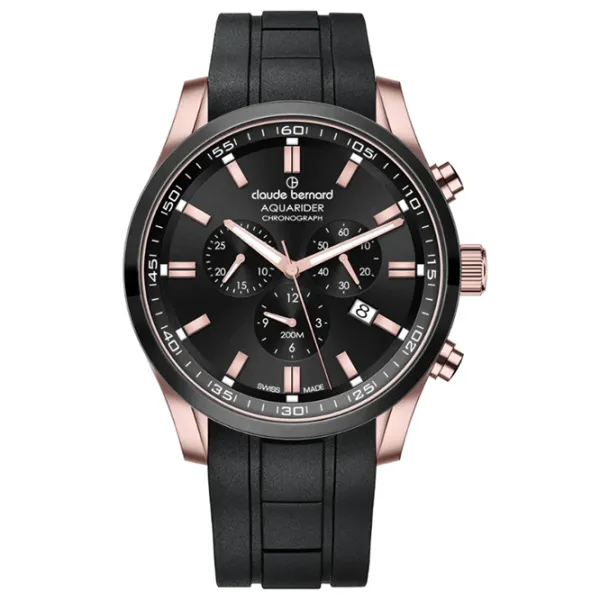 Ceas de mână pentru bărbați Claude Bernard 10262-357RNCA-NIR Cuarț / 44 mm photo 1