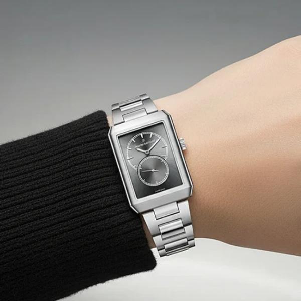 Ceas de mână pentru femei Claude Bernard 23099-3M-GIN Cuarț / 30 x 21 mm photo 4