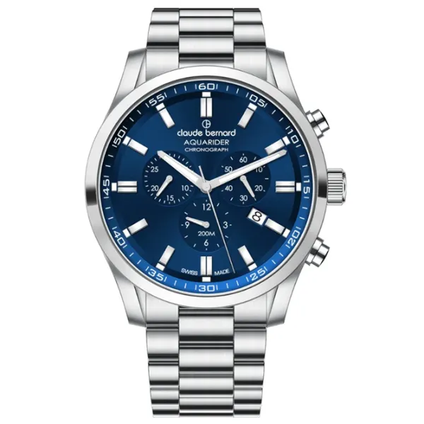 Ceas de mână pentru bărbați Claude Bernard 10262-3M-BUIN Cuarț / 44 mm photo 1