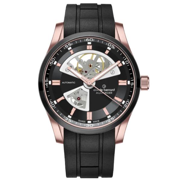Ceas de mână pentru bărbați Claude Bernard 85030-357RNCA-NIR Mecanic / 42 mm photo 1