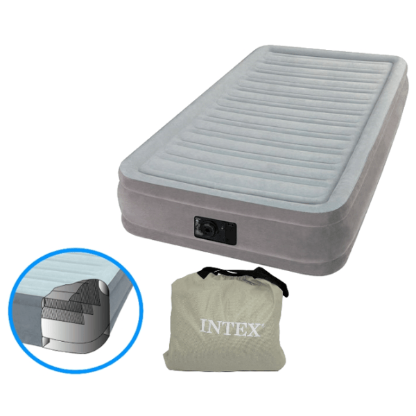 Надувной матрас Intex 67766 ПВХ / Серый  photo 2