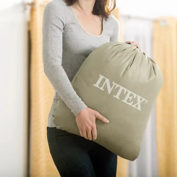 Надувной матрас Intex 66810 ПВХ / Зеленый  photo 3
