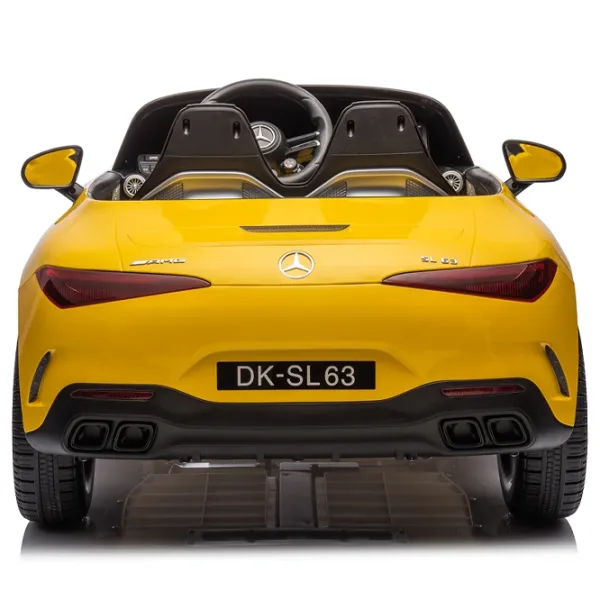 Электромобиль Mercedes-Benz SL63 Dake SL63/5 8 км/ч / 35 кг / 3+ / Желтый photo 5