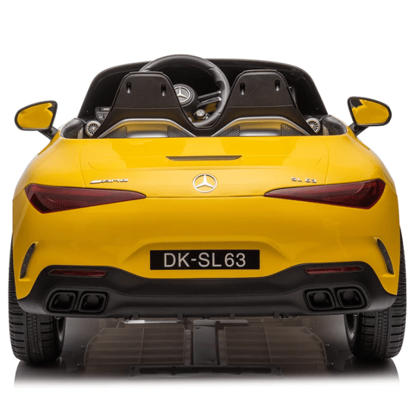 Электромобиль Mercedes-Benz SL63 Dake SL63/5 8 км/ч / 35 кг / 3+ / Желтый photo 5