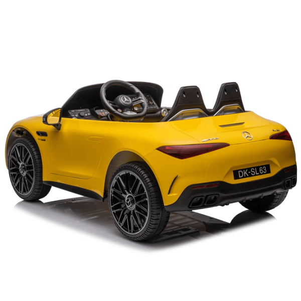 Электромобиль Mercedes-Benz SL63 Dake SL63/5 8 км/ч / 35 кг / 3+ / Желтый photo 8