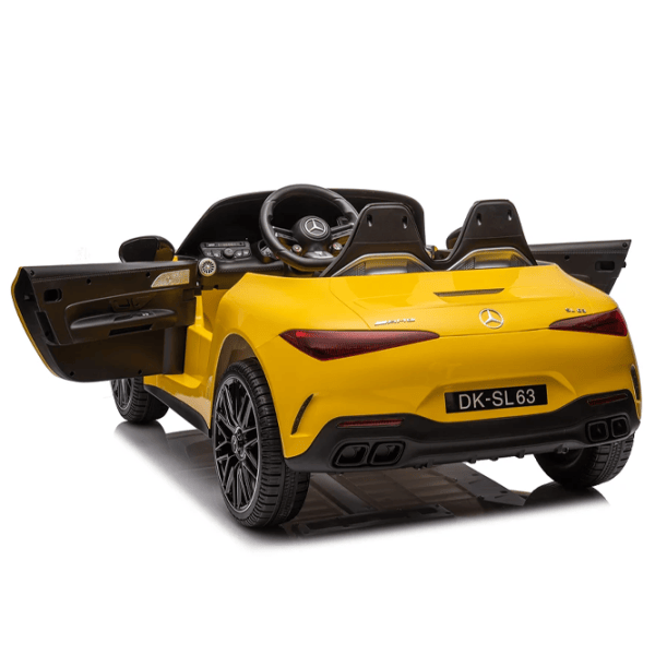 Электромобиль Mercedes-Benz SL63 Dake SL63/5 8 км/ч / 35 кг / 3+ / Желтый photo 9