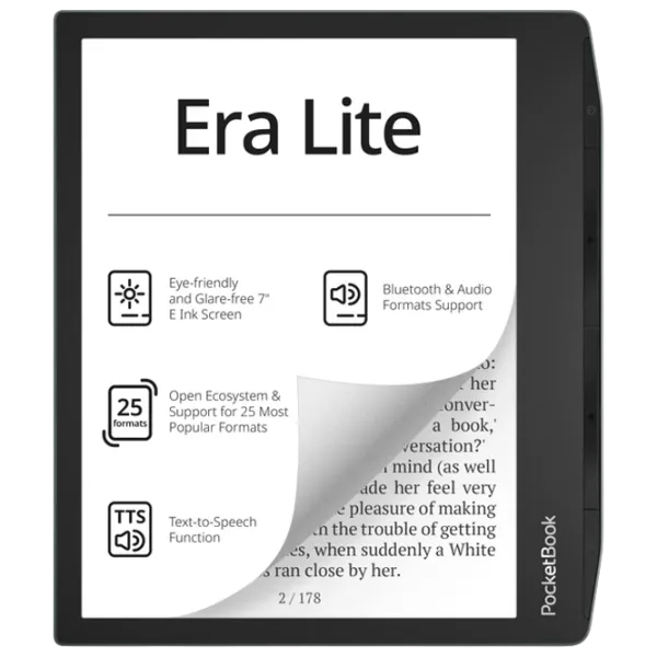 Электронная книга Pocketbook 710 Era Lite 7" / E Ink Carta 1300 / 16 ГБ / Stone Green photo 1