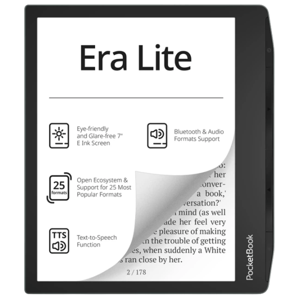 Электронная книга Pocketbook 710 Era Lite 7" / E Ink Carta 1300 / 16 ГБ / Stone Green photo 1