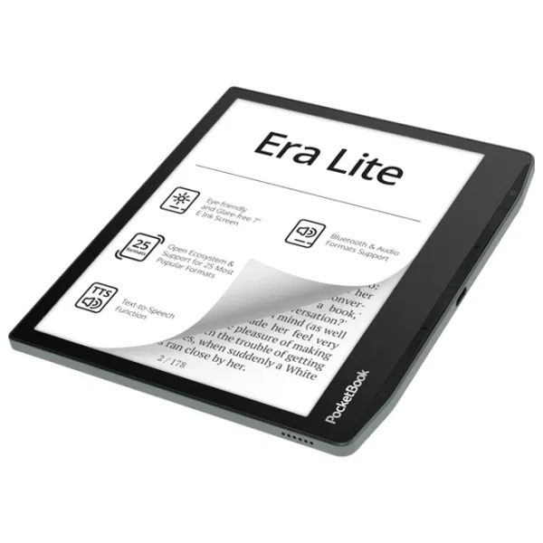 Электронная книга Pocketbook 710 Era Lite 7" / E Ink Carta 1300 / 16 ГБ / Stone Green photo 3