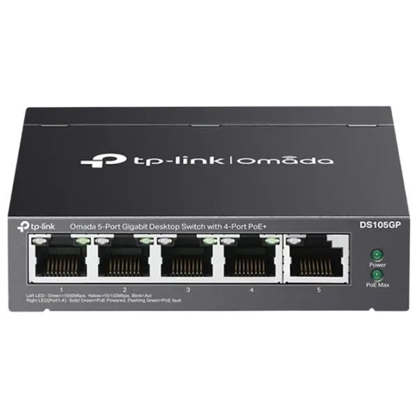 Switch TP-Link DS105GP Black photo 1