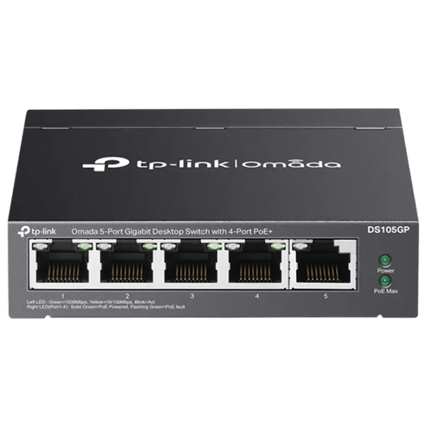 Switch TP-Link DS105GP Black photo 1