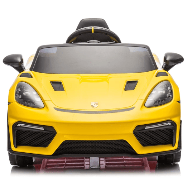Электромобиль Porsche 718 Spyder Dake P718/4 8 км/ч / 30 кг / 3+ / Желтый photo 4