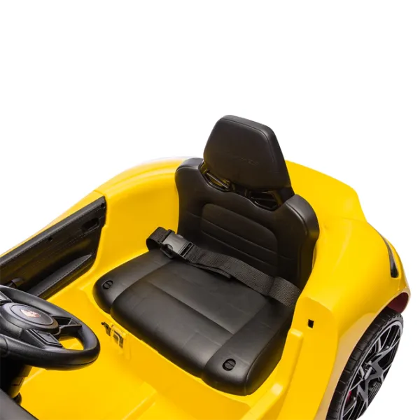Электромобиль Porsche 718 Spyder Dake P718/4 8 км/ч / 30 кг / 3+ / Желтый photo 6