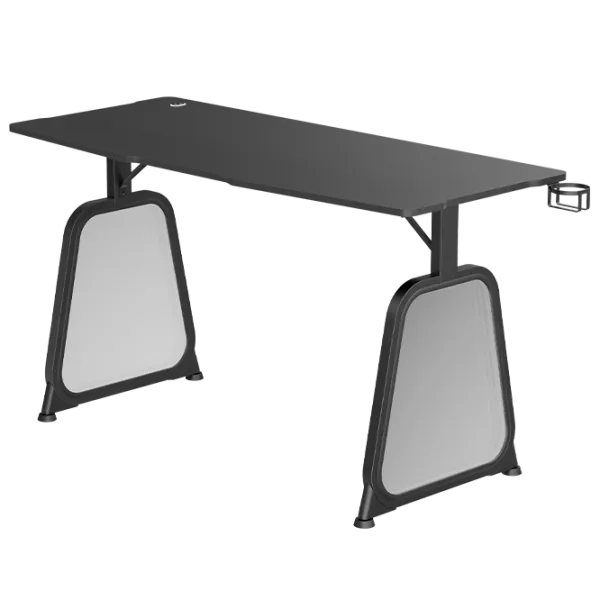 Компьютерный стол LUMI GMD12E-2D ДСП / Черный photo 2