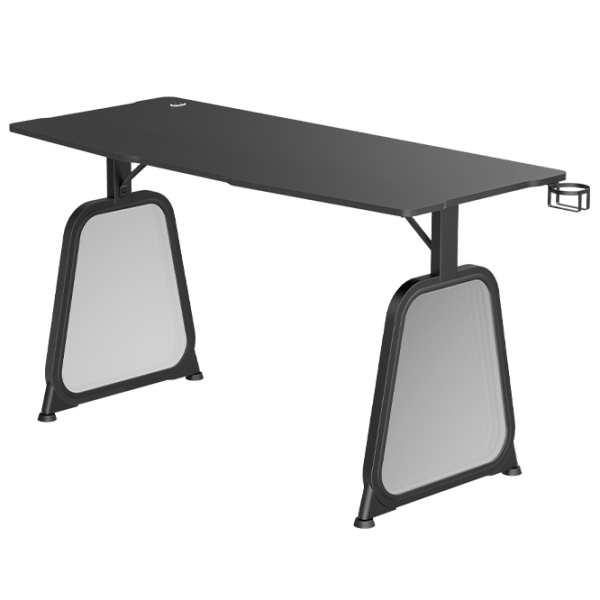 Компьютерный стол LUMI GMD12E-2D ДСП / Черный photo 2