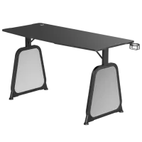 Компьютерный стол LUMI GMD12E-2D ДСП / Черный photo 2