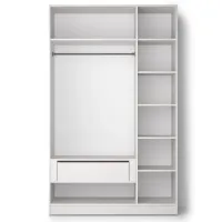 Шкаф Fabrik Home Hardy 3 135 x 55см x 220 / ЛДСП / Белый photo 3