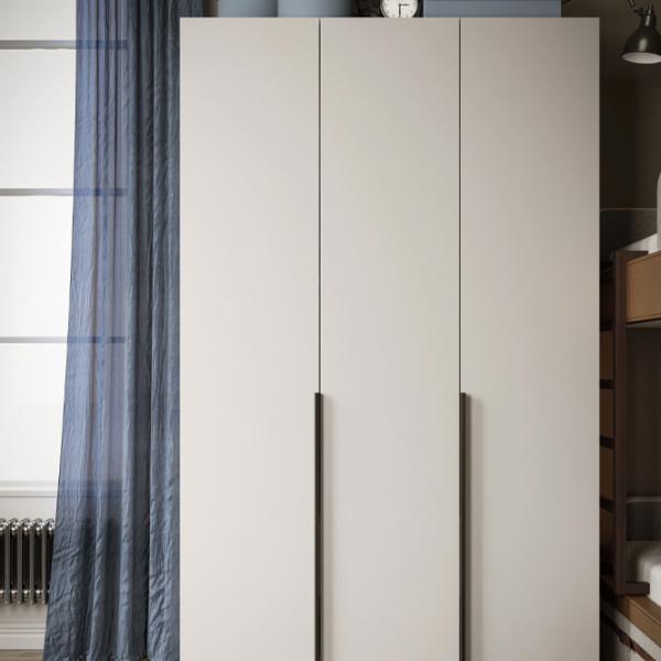 Dulap Fabrik Home Hardy 3 135 x 55 x 220 / PAL / Alb photo 6