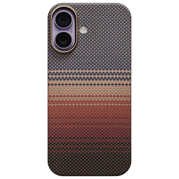 Husă pentru smartphone Apple iPhone 17  Pitaka / MagSafe Back / PC / Sunset photo 1