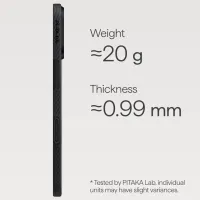 Husă pentru smartphone Apple iPhone 17 Pitaka / MagSafe Back / PC / Gray Black photo 2