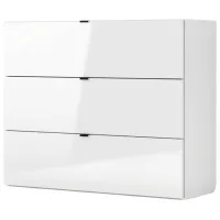 Comodă Fabrik Home Hardy 3 91 x 110 x 39 / MDF / White Gloss