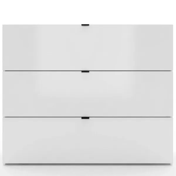 Comodă Fabrik Home Hardy 3 91 x 110 x 39 / MDF / White Gloss photo 3