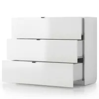 Комод Fabrik Home Hardy 3 91 x 110 x 39см / МДФ / Белый глянец photo 5