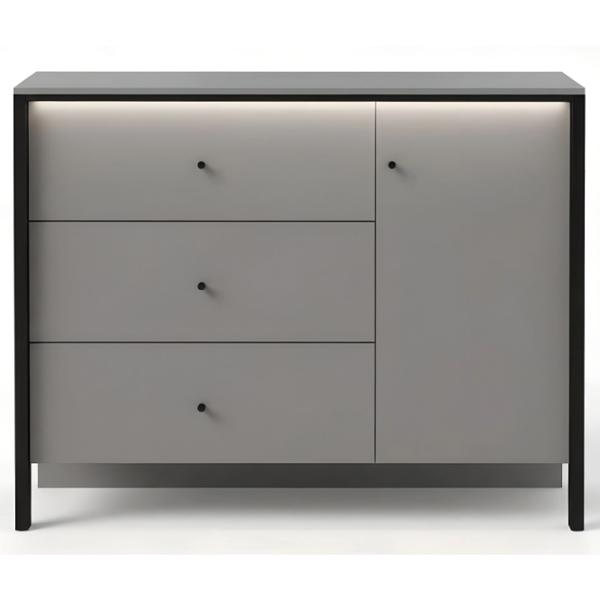 Комод Fabrik Home Clay  91 x 136.4 x 50.2см / ЛДСП / Серый  photo 5