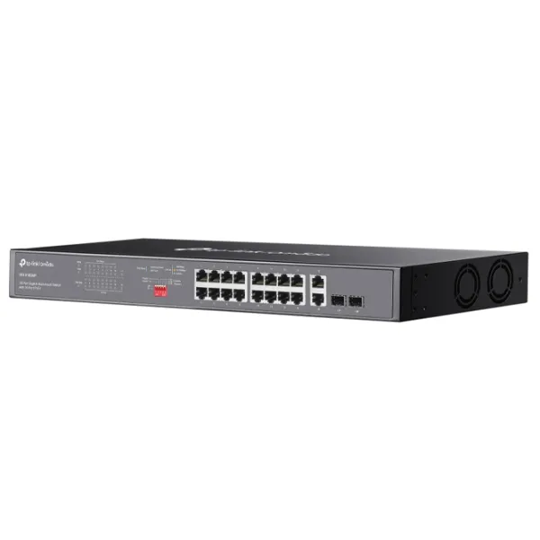 Switch TP-Link DS1018GMP Black photo 2