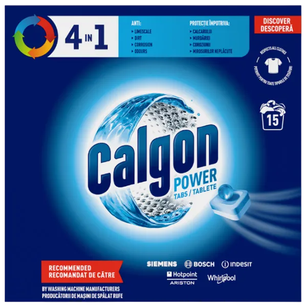 Средство Calgon Power таблетки / для удаления грязи photo 1