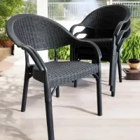 Садовый стул Mobiland Bamboo Пластик / Пластик / Antracit photo 3