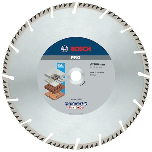 Disc diamantat segmentat Bosch 2608615067  photo 1