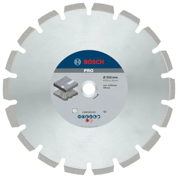 Disc diamantat segmentat Bosch 2608603641  photo 1