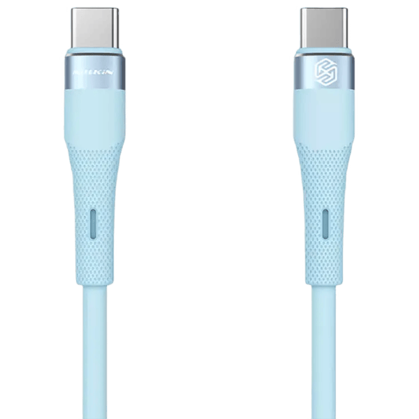 Кабель для телефона Flowspeed Nillkin USB Type-C + USB Type-C 1.2 м / Синий photo 1