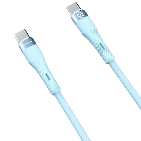 Кабель для телефона Flowspeed Nillkin USB Type-C + USB Type-C 1.2 м / Синий photo 2