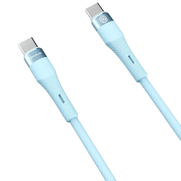Кабель для телефона Flowspeed Nillkin USB Type-C + USB Type-C 1.2 м / Синий photo 2