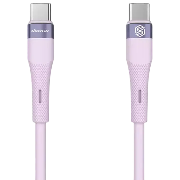 Кабель для телефона Flowspeed Nillkin USB Type-C + USB Type-C 1.2 м / Фиолетовый photo 1
