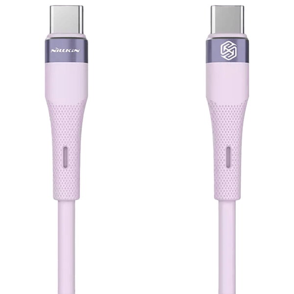 Кабель для телефона Flowspeed Nillkin USB Type-C + USB Type-C 1.2 м / Фиолетовый photo 1