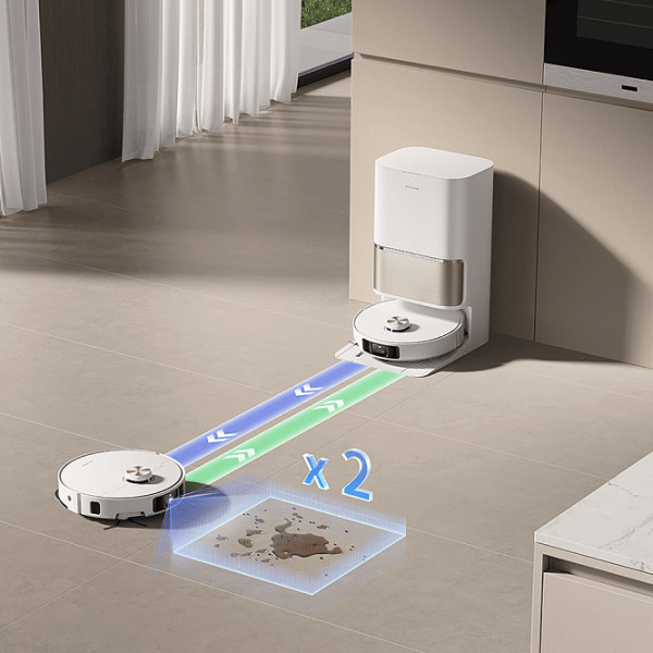 Aspirator Robot Dreame L50s Pro Ultra 5200 mAh / White photo 5