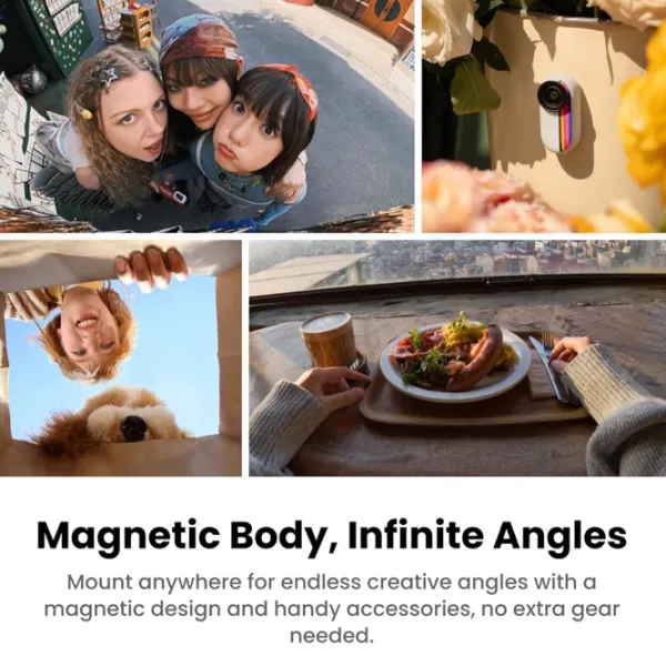 Cameră action Insta360 GO 3S Retro Bundle Special Edition 12 MP / 310 mAh / Canvas White photo 11