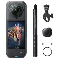 Cameră action Insta360 X5 Motorcycle Bundle 72 MP / 2400 mAh / Black