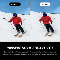 Экшн-камера Insta360 X5 Ski Bundle 72 МП / 2400 мАч / Черный photo 3
