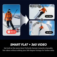 Экшн-камера Insta360 X5 Ski Bundle 72 МП / 2400 мАч / Черный photo 6