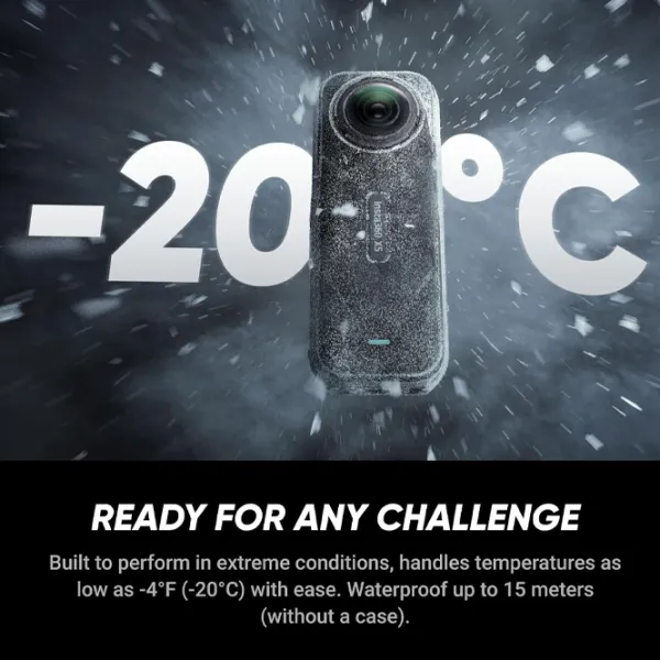 Cameră action Insta360 X5 Ski Bundle 72 MP / 2400 mAh / Black photo 9